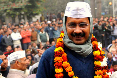 Delhi Chief Minister Arvind Kejriwal pulled off a David vs Goliath in the capital's much-watched poll.